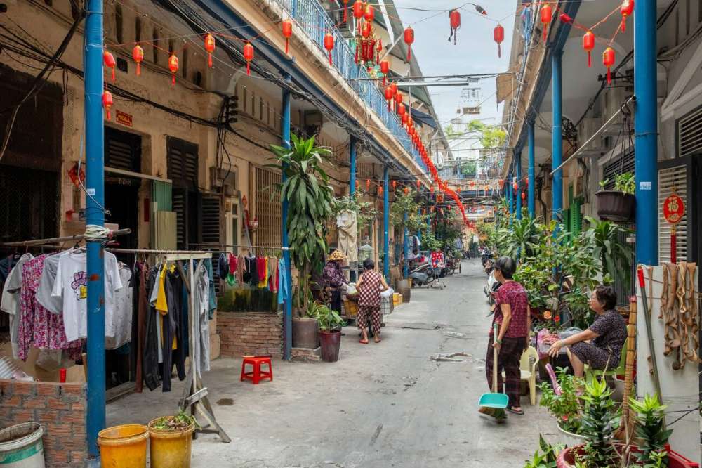 Il vicolo di Hao Si Phuong a Saigon